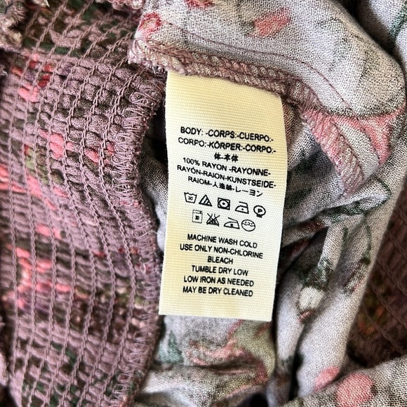 Free people pretty and free off the shoulder open back long sleeve short romper - Picture 8 of 12